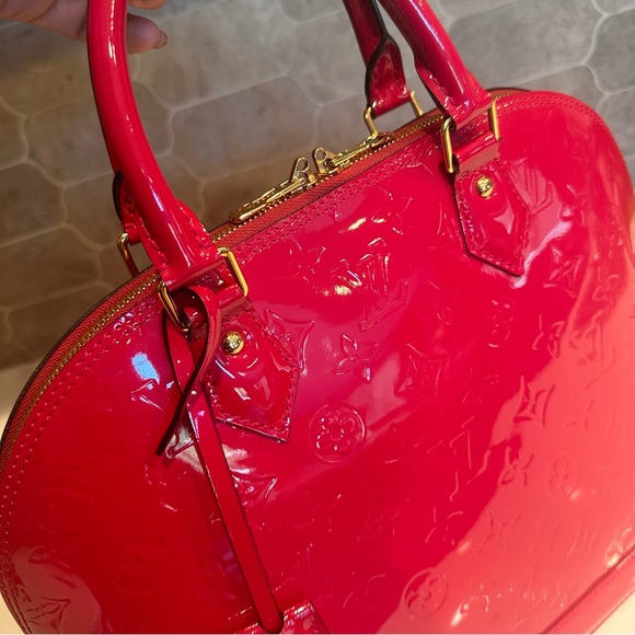 Louis Vuitton Vernis Alma MM Rose Indian - Picture 4 of 14